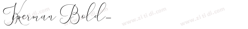 Kiperman Bold字体转换